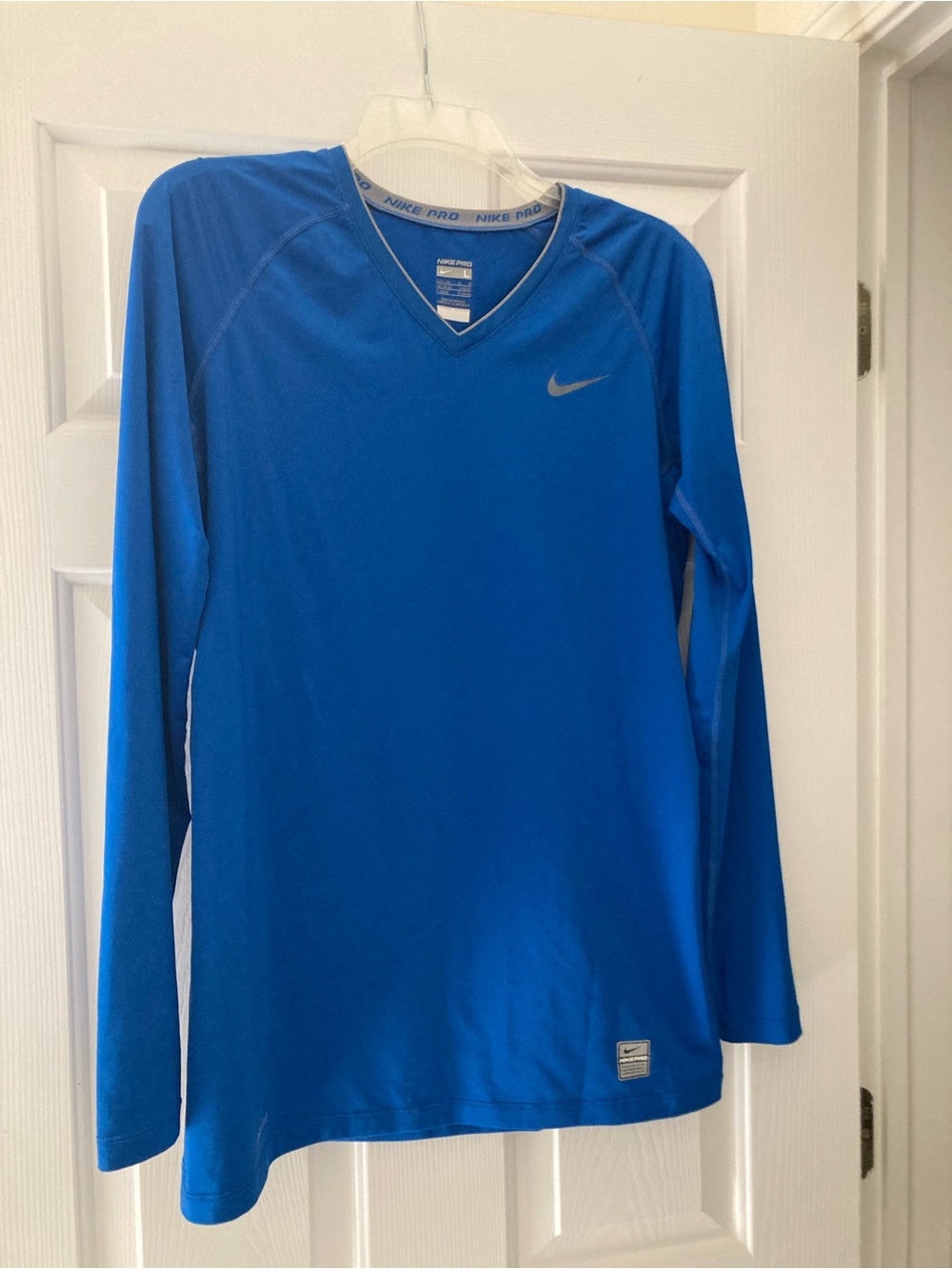 Nike Pro Long Sleeve Dri-FIT Top - Bright Blue